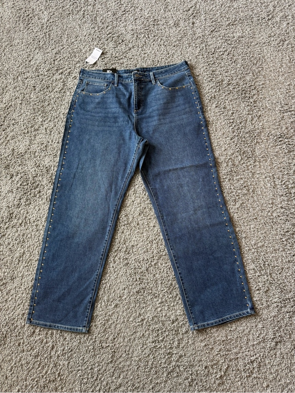 NWT Women’s Size 16 Express Embellished Straight Leg Jeans